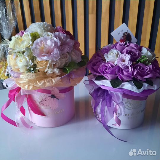 Мыльные букеты