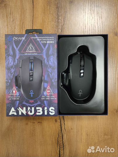 Мышь Oklick 727G anubis, игровая, проводная