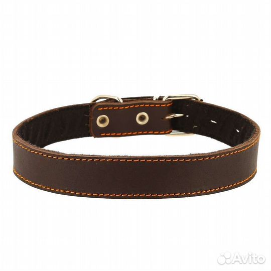 Ошейник кожаный
