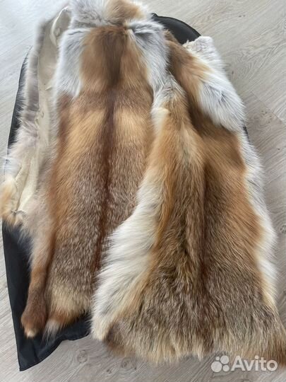 Шкурка животного для жилета,лиса