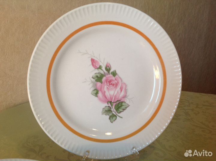 Тарелки блюдца молочники чайники СССР