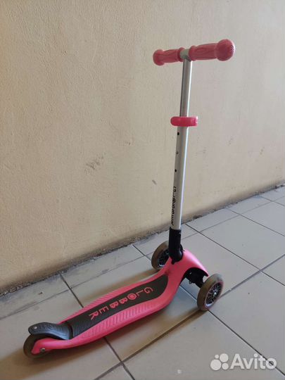 Самокат трехколесный Globber primo foldable lights