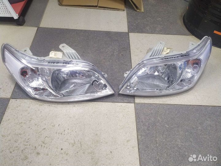 Фара левая и правая шевроле авео 01/08-06/11
