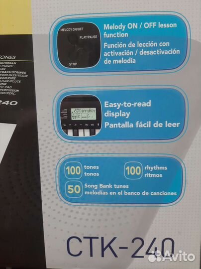 Синтезатор casio ctk 240