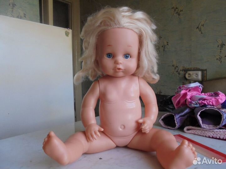 Кукла пупс Наташа из СССР торг уместен