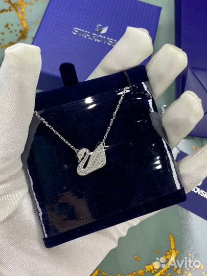 Swarovski кулон подвеска лебедь swan оригинал