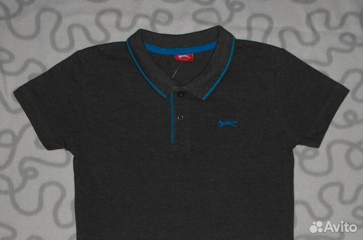 Новая футболка-поло Slazenger, 110-116 см