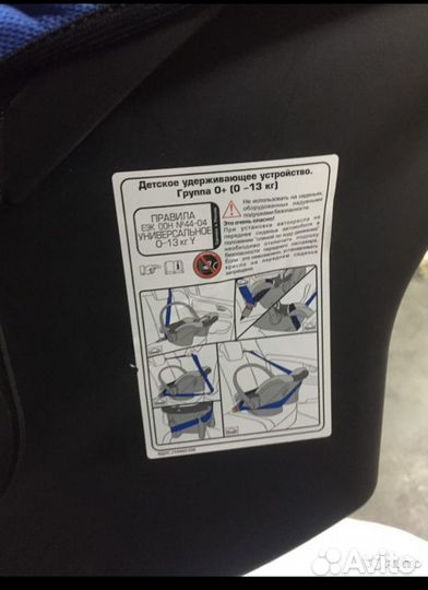 Детское автокресло от 0