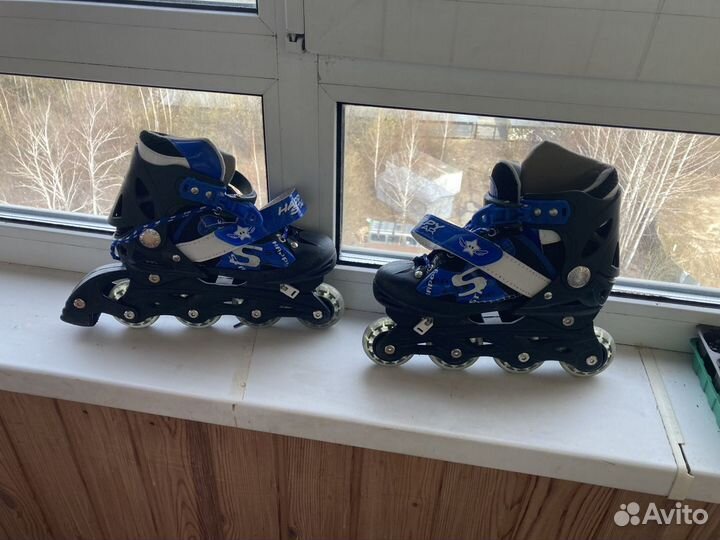 Роликовые коньки детские раздвижные