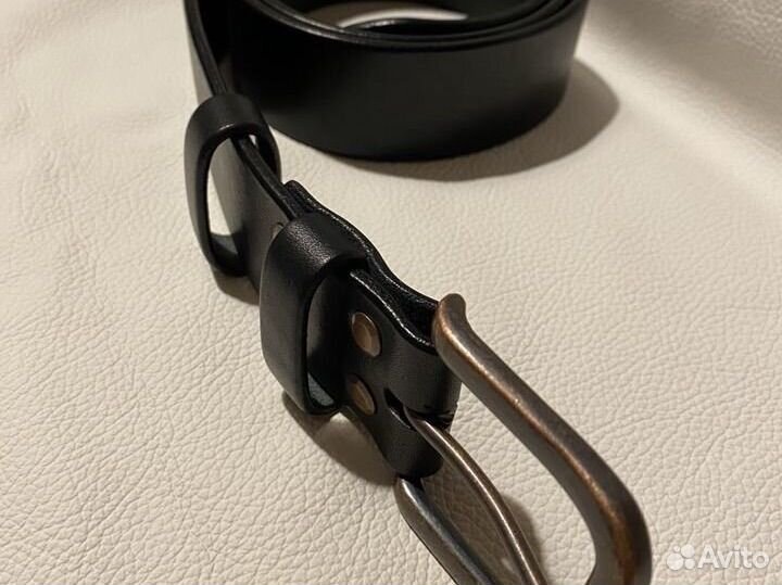 Ремень мужской кожаный