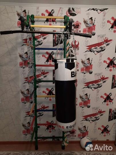 Шведская стенка с турником