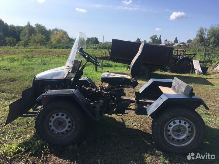 Минитрактор самодельный переломка