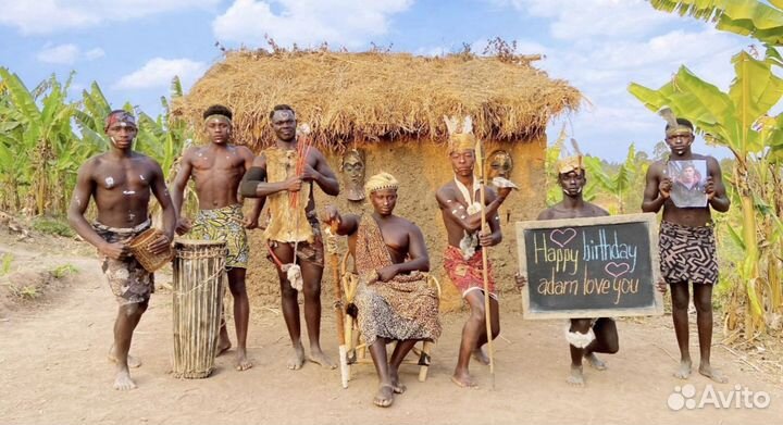 Видео поздравление из Кении 2 в 1