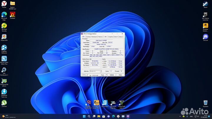 Cpu intel core i5 10400f