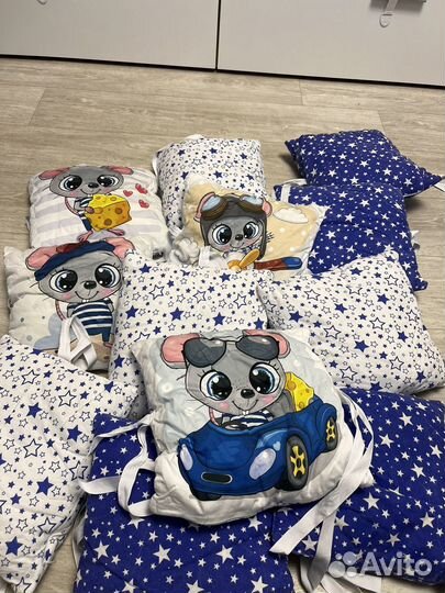 Бортики на кроватку