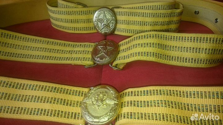 Ремень офицерский парадный
