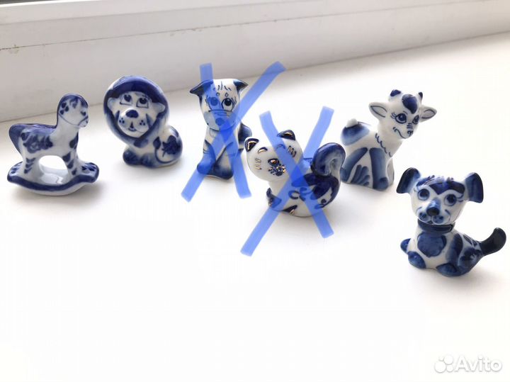 Фигурки статуэтки гжель и другие