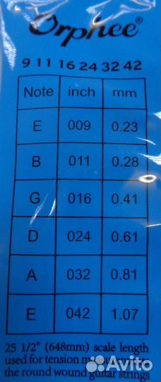 Струны на гитару акустика и электро