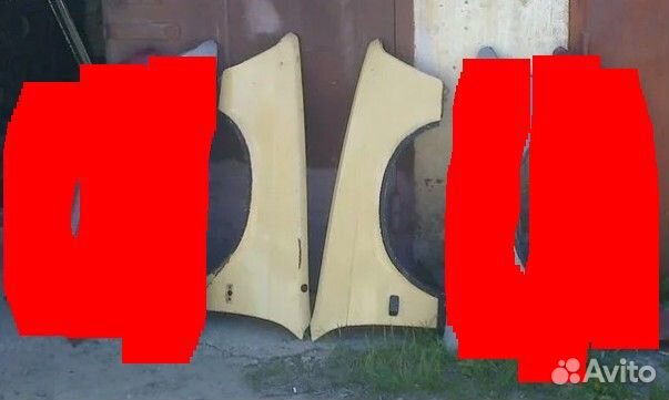 Крыло переднее Москвич 2141