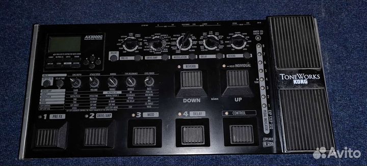 Korg ax3000g гитарный процессор эффектов
