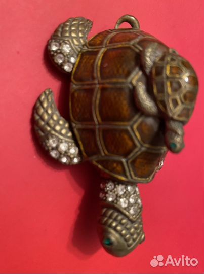 Шкатулка для кольца черепаха
