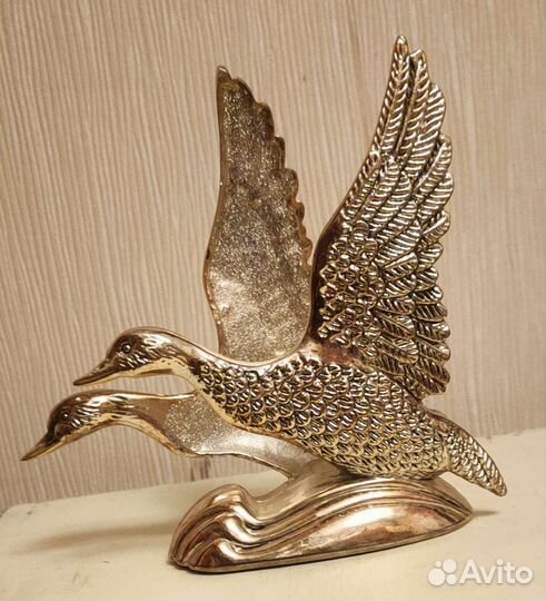 Салфетница металлическая Птица, винтаж