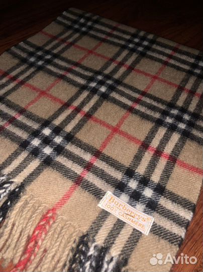 Винтажный Английский шарф Burberrys 80-90x
