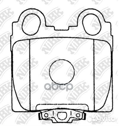 Колодки тормозные дисковые зад lexus GS (S