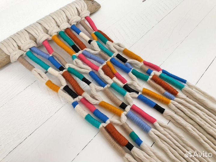 Макраме панно на стену подвеска гобелен