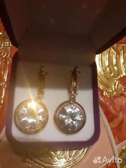 Серьги серебро СССР