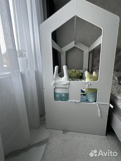 Детская кровать от 3 лет домик