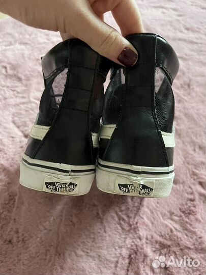 Vans кожаные высокие 39