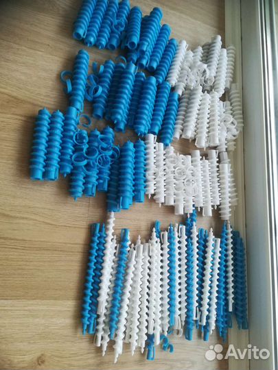 Бигуди вертикальные спиральные