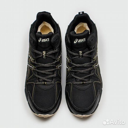 Asics Gel-Kahana 8 Mid Black Green with Fur