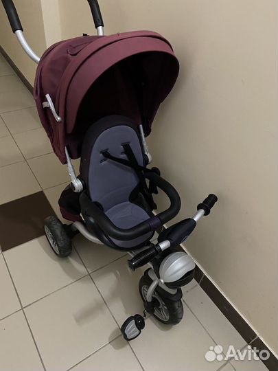 Велосипед коляска с ручкой