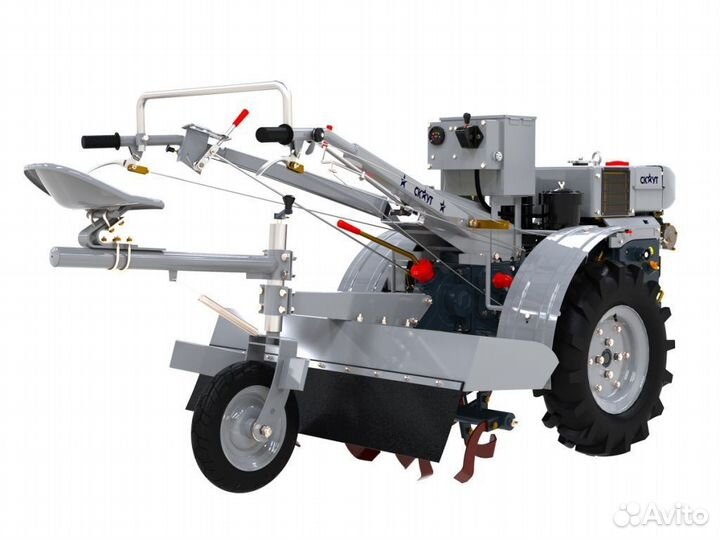 Мотоблок Файтер 15DE + почвофреза и сиденье