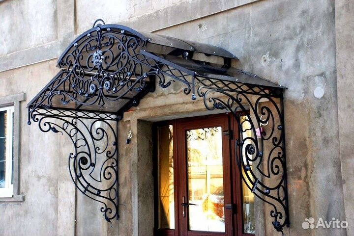 Козырьки и навесы (простые и кованые )