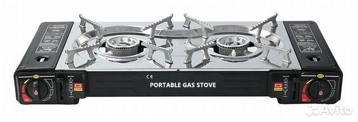 Плита газовая портативная 2,5kw (2 конфорки)