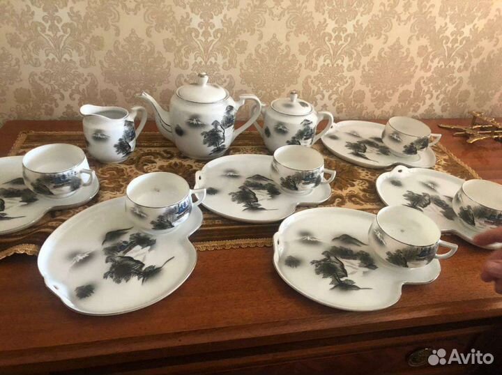 Старинный японский сервиз