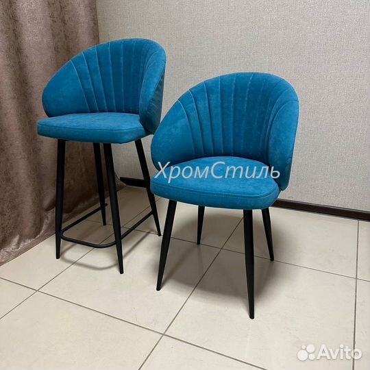 Барные полубарные Мягкие кухонные стулья 