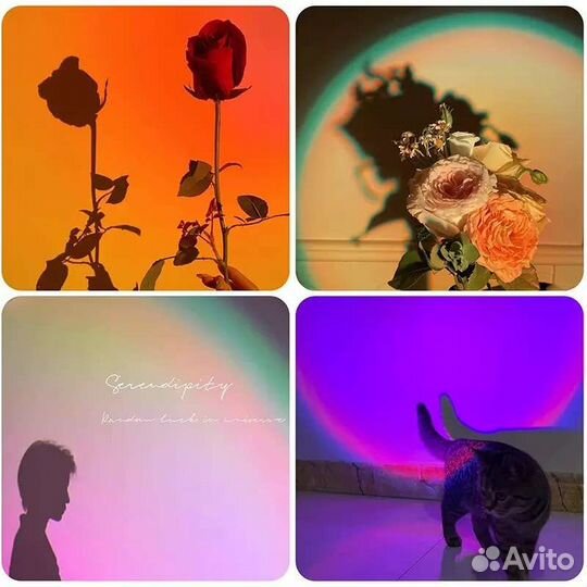 Светодиодный ночник 16 цветов светильник