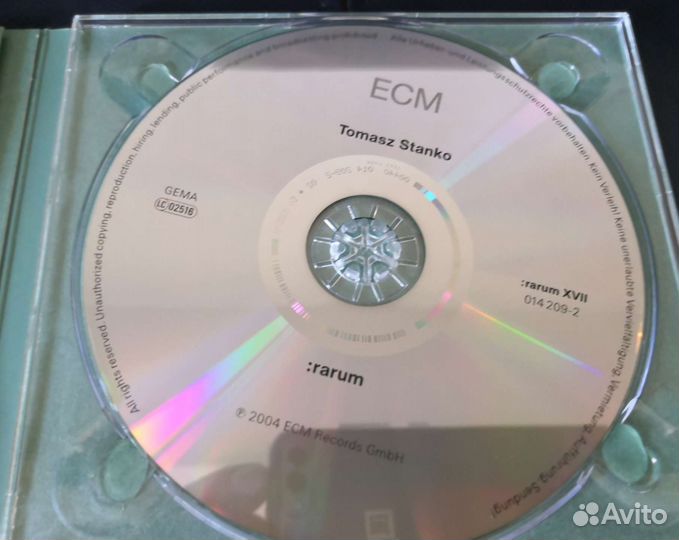 CD jazz Tomasz Stanko / ECM (Germany)