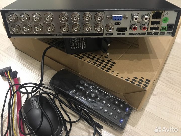 Видеорегистратор 16ch 16 Канальный AHD 1080 гибрид