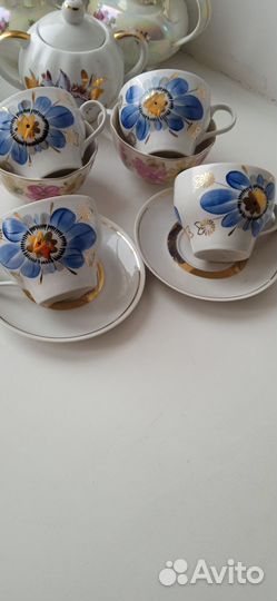 Чайные сервизы СССР и ГДР, предметы. 1960-70 годы