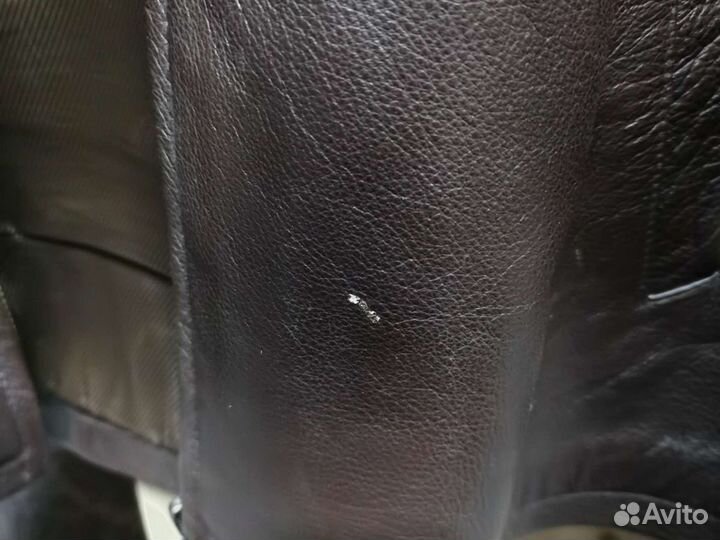 Кожаная куртка мужская 52 54