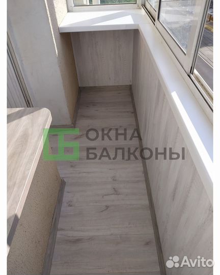 Отделка балконов и лоджии под ключ