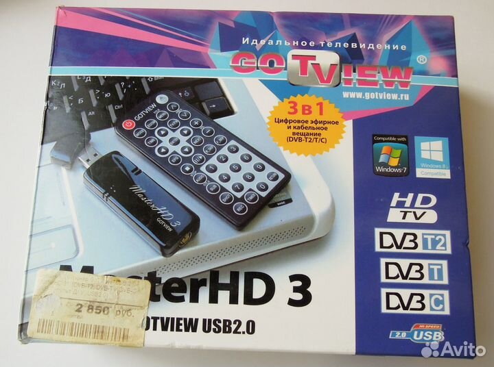 DVB-T2 тюнер Gotview MasterHD 3