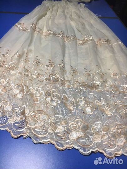 Шторы тюль с вышивкой