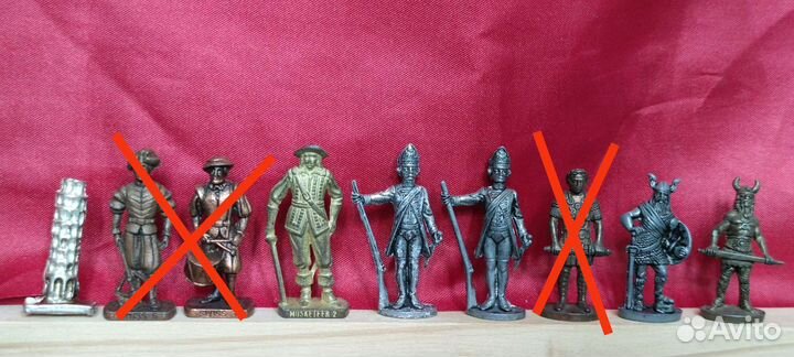 Фигурки солдатики Киндер Публий Публия