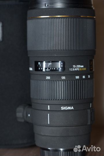 Sigma 70-200mm f/2.8 EX DG HSM (байонет Sigma SA)